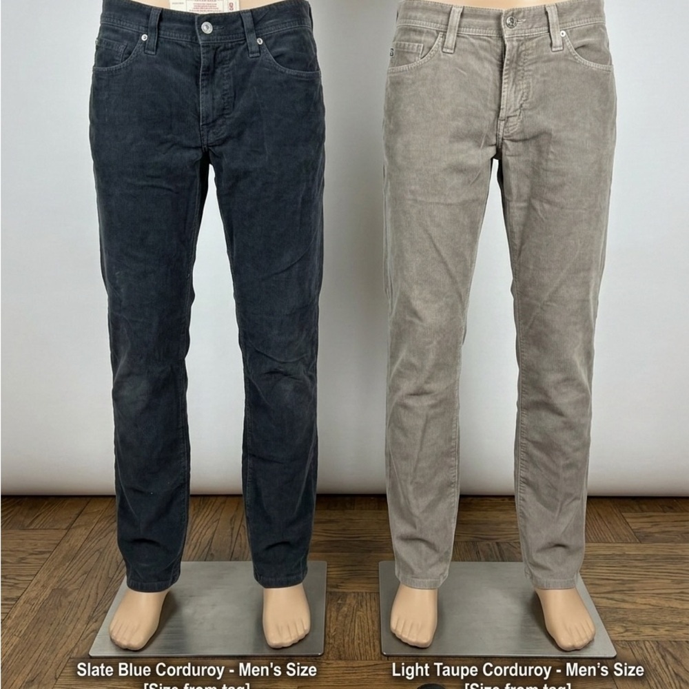 Men's AG Adriano Goldschmied "The Protégé" Straight Leg Corduroys - size 30